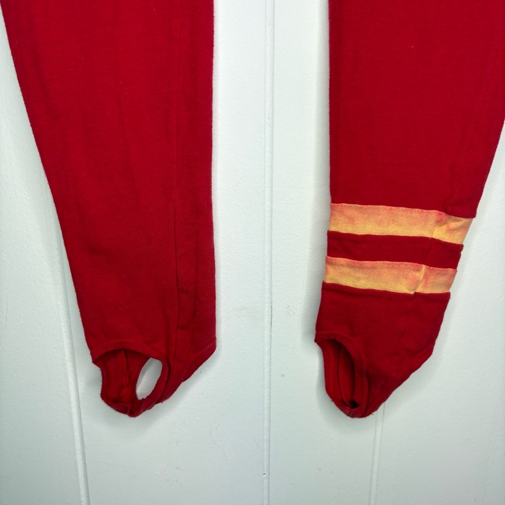 VINTAGE Ralph Lauren POLO Red Black Leotard Ski Outfit Stirrups One Piece 90’s - Picture 7 of 13